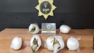 Şanlıurfa'da 14 kilo 250 gram skunk maddesi ele geçirdi