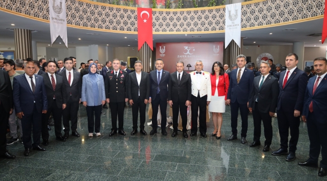 Şanlıurfa'da 30 Ağustos Zafer Bayramı dolayısıyla resepsiyon düzenlendi 