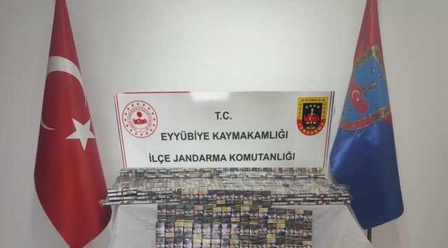 Şanlıurfa'da 513 paket kaçak sigara ele geçirdi