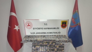 Şanlıurfa'da 513 paket kaçak sigara ele geçirdi