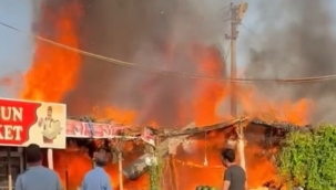 Şanlıurfa'da çıkan yangın korkuttu