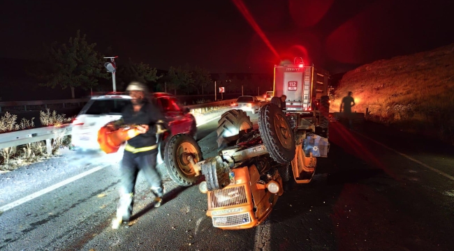 Şanlıurfa'da tır ile traktör çarpıştı, 1 ağır yaralı