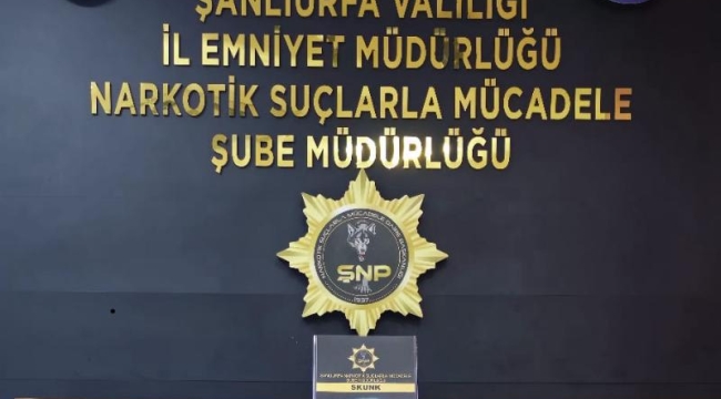 Şanlıurfa'da uyuşturucu ticaretine darbe
