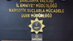Şanlıurfa'da uyuşturucu ticaretine darbe