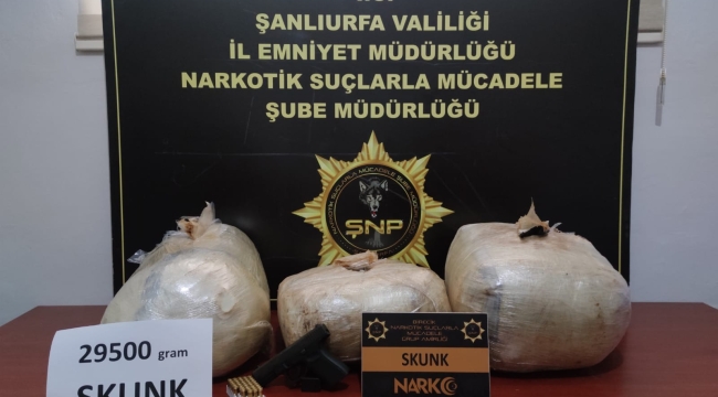 Şanlıurfa'da uyuşturucuyla operasyonu!