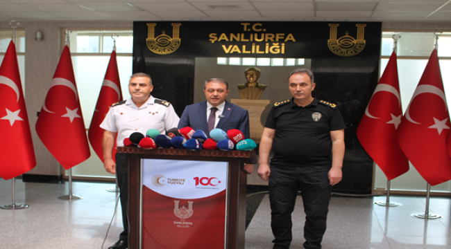 Vali Şıldak, "Bir yılda 795 kişi tutuklandı"