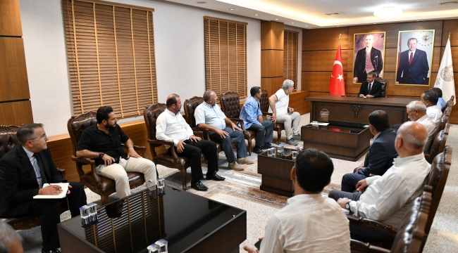 Vali Şıldak, Muhtarlarla Bir Araya Geldi