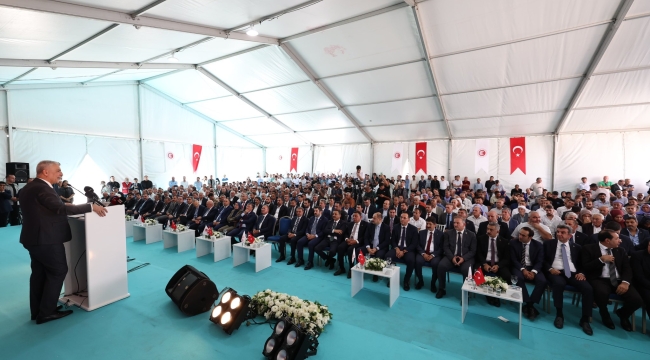Bakan Bolat'ın katılıyla Ceylanpınar gümrük kapısı açıldı