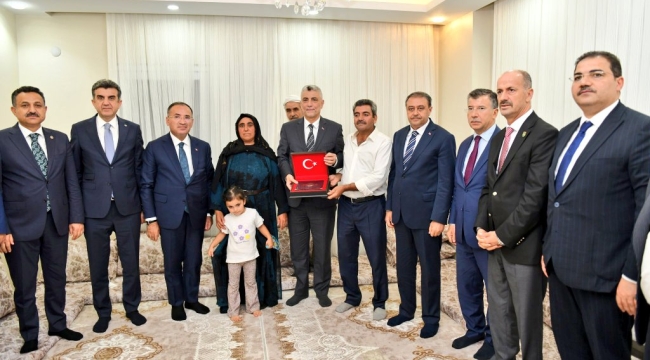 Başkan Yavuz Şehit Ailelerin ve Gazilerin Sorunları Bakan Bolat'a İleti.
