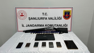 Haliliye, Siverek ve Viranşehir ilçelerinde silah kaçakçılarına operasyon, 5 gözaltı