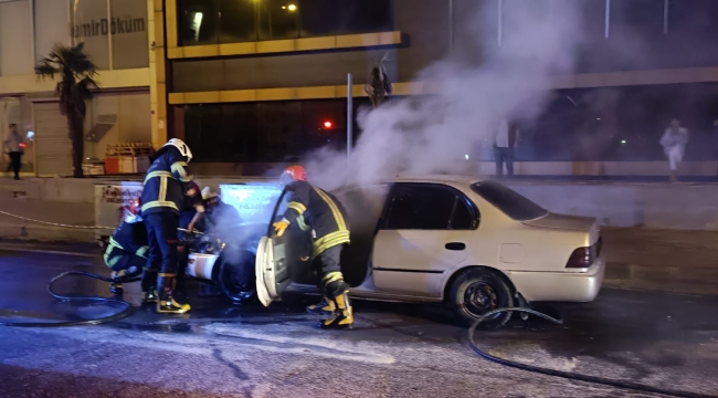 Karaköprü'de korku dolu anlar! Cayır cayır yandı