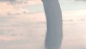 Şanlıurfa Baraj gölünün üstünde hortum paniği