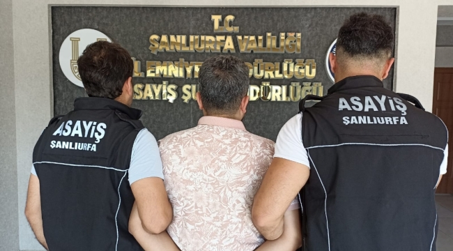 Şanlıurfa'da '63' suçtan aranan şahıs yakalandı!