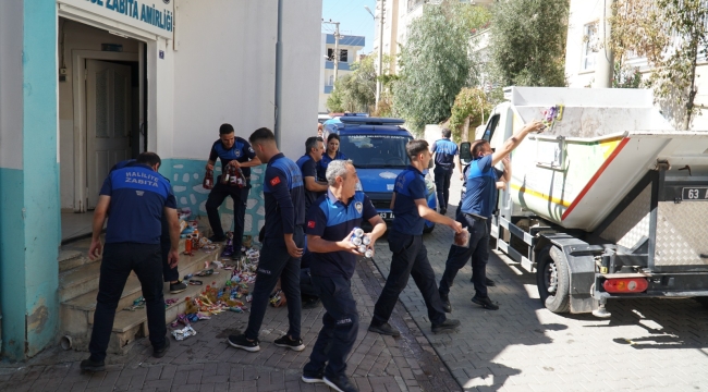Şanlıurfa'da denetimler devam ediyor! Tarihi geçmiş ürünler imha edildi