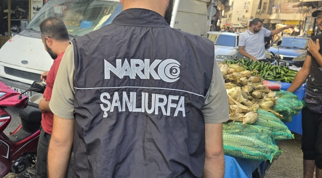 Şanlıurfa'da 'narko alan' denetimi yapıldı