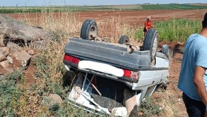 Şanlıurfa'da otomobil takla attı: 1 yaralı