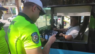 Şanlıurfa'da toplu taşıma araçları denetlendi