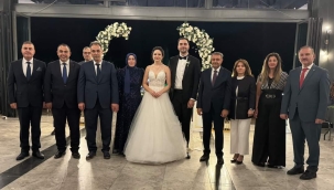 Şanlıurfa Emniyet Müdürü Erdem Bildirici'nin oğlu dünya evine girdi