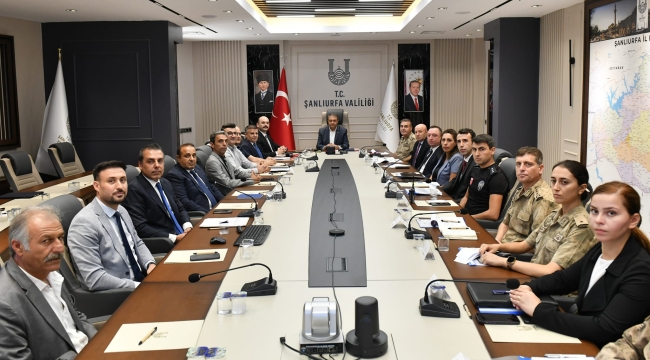 Vali Şıldak başkanlığında okul güvenlik toplantısı yapıldı