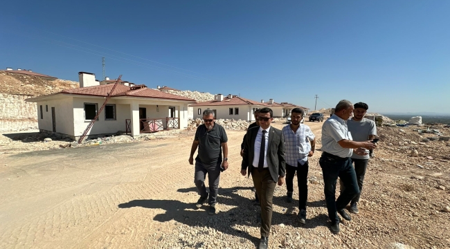 Bozova'da deprem konutları incelendi