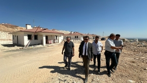 Bozova'da deprem konutları incelendi