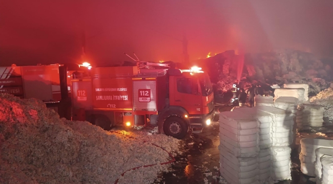 Eyyübiye'de fabrika yangını 