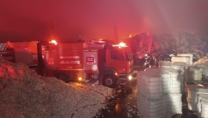 Eyyübiye'de fabrika yangını 