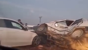 Eyyübiye'de iki otomobil çarpıştı, 1 yaralı