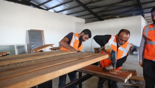 Eyyübiye Parklarında Bakım Zamanı