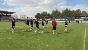 Karaköprü'de Batman Petrolspor hazırlığı 