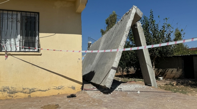 Şanlıurfa'da bir evde kısmi çökme, 1 yaralı