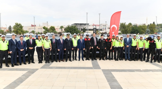 Şanlıurfa Emniyetine 69 yeni araç