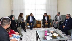 Vali Şıldak Şehit ailelerini ziyaret etti 