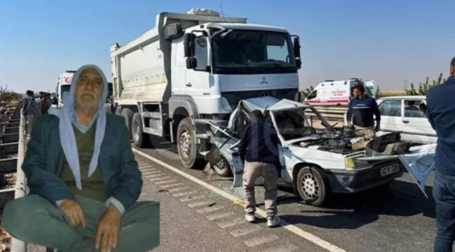 Viranşehir yolunda baba öldü oğlu ağır yaralı