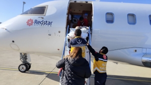 Ambulans uçak 15 yaşındaki Vedat için havalandı