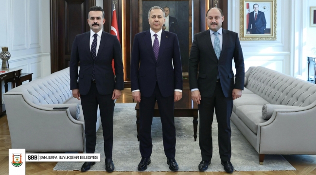 Başkan Kasım Gülpınar İçişleri Bakanı Ali Yerlikaya ile bir araya geldi