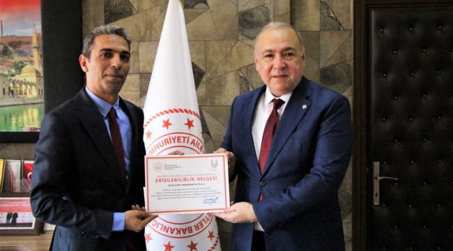DEPSAŞ Enerji Şanlıurfa'da Erişilebilirlik Belgesi Aldı