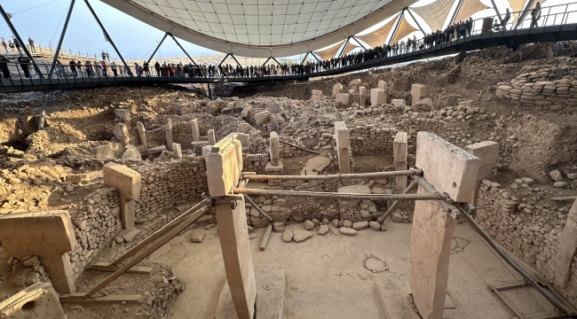 Göbeklitepe'de turist yoğunluğu