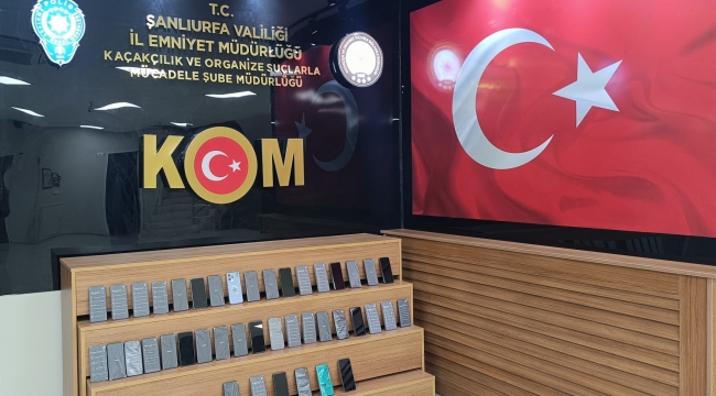 Şanlıurfa'da 450 Bin TL'lik Kaçak Telefon Operasyonu