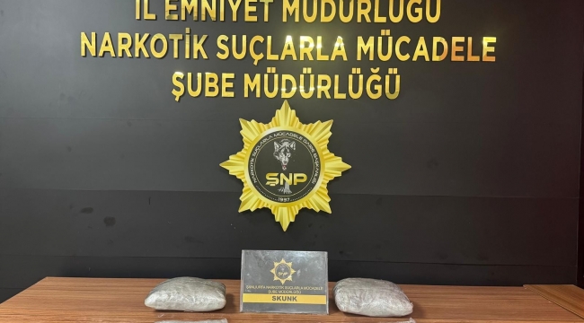 Şanlıurfa'da 7 kilogram skunk ele geçirildi: 4 gözaltı