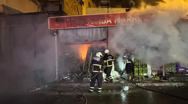Şanlıurfa'da bir işyerinde yangın 