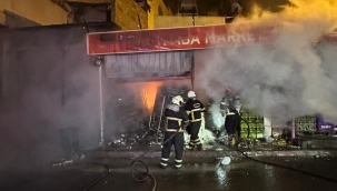 Şanlıurfa'da bir işyerinde yangın 