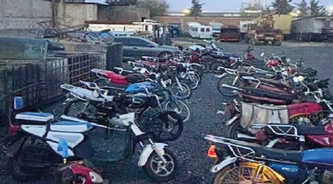 Şanlıurfa'da motosiklet hırsızlığı operasyonu: Onlarcası yakalandı