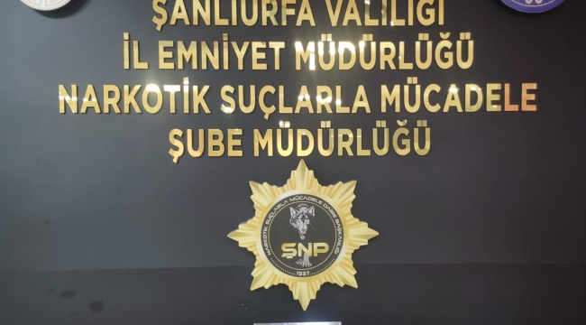 Şanlıurfa'da uyuşturucu operasyonu: 2 gözaltı