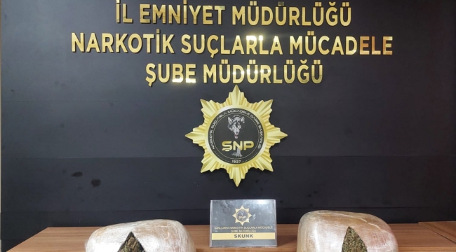 Şanlıurfa'da uyuşturucu operasyonu, 2 gözaltı 