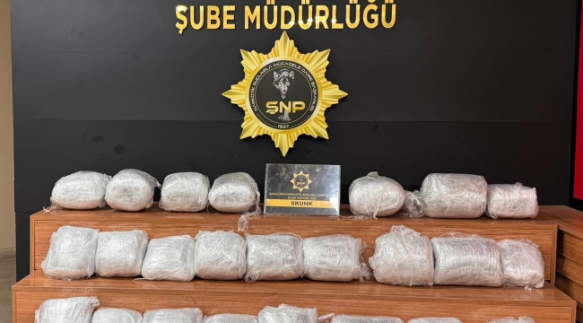 Şanlıurfa'da uyuşturucu operasyonu!