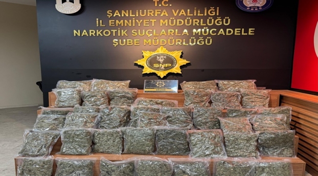 Şanlıurfa'da uyuşturucuyla operasyonu!