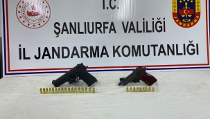 Şanlıurfa'nın 4 ilçesinde silah operasyonu 