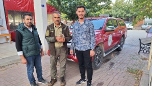 Urfa'da yaralı halde bulunan kerkenez tedaviye alındı