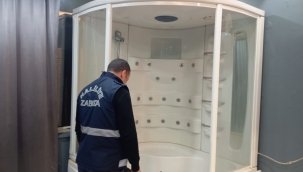 Haliliye'de kaçak mesaj salonları kapatıldı